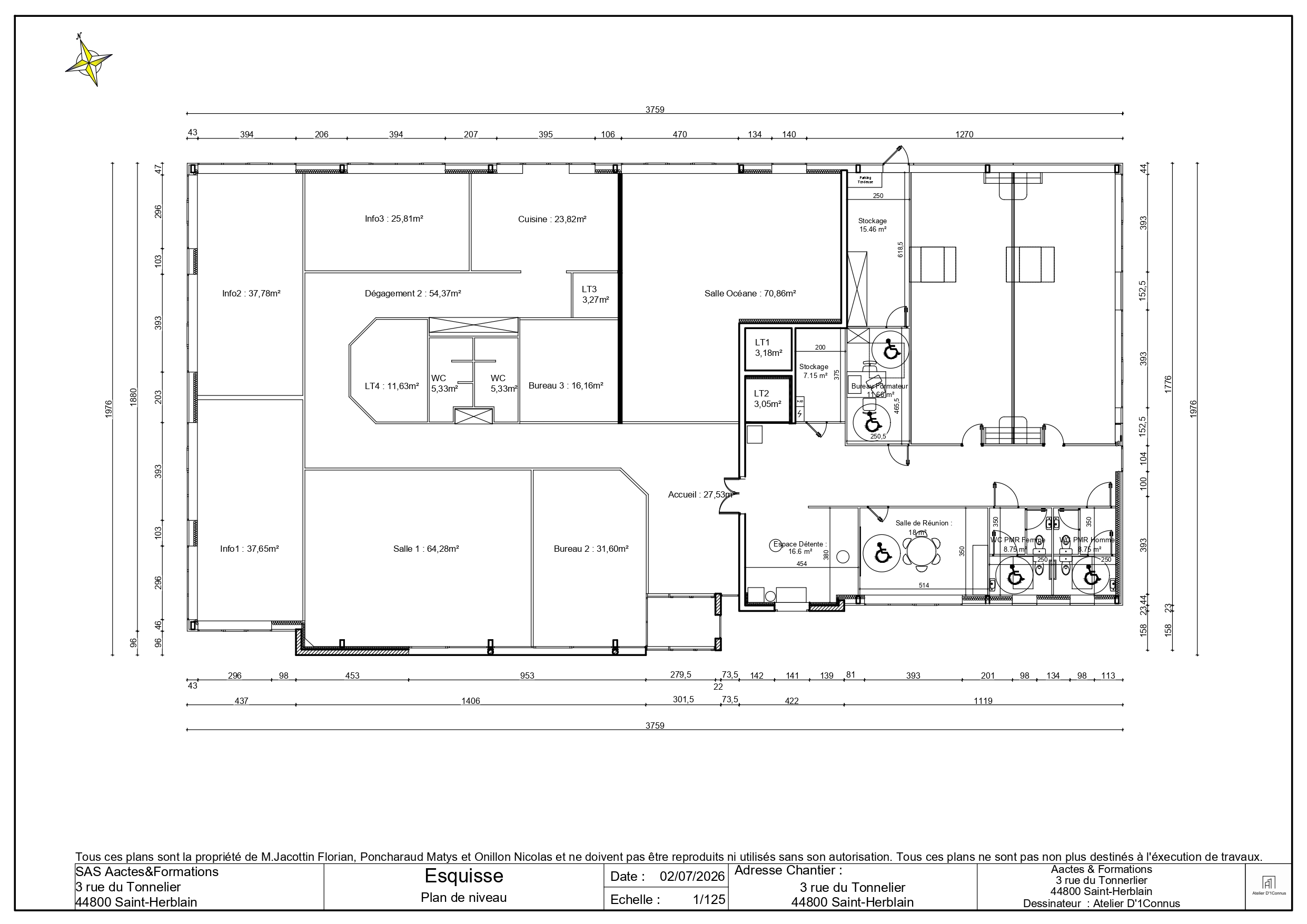 Nouveau plan du projet Aactes et Formations